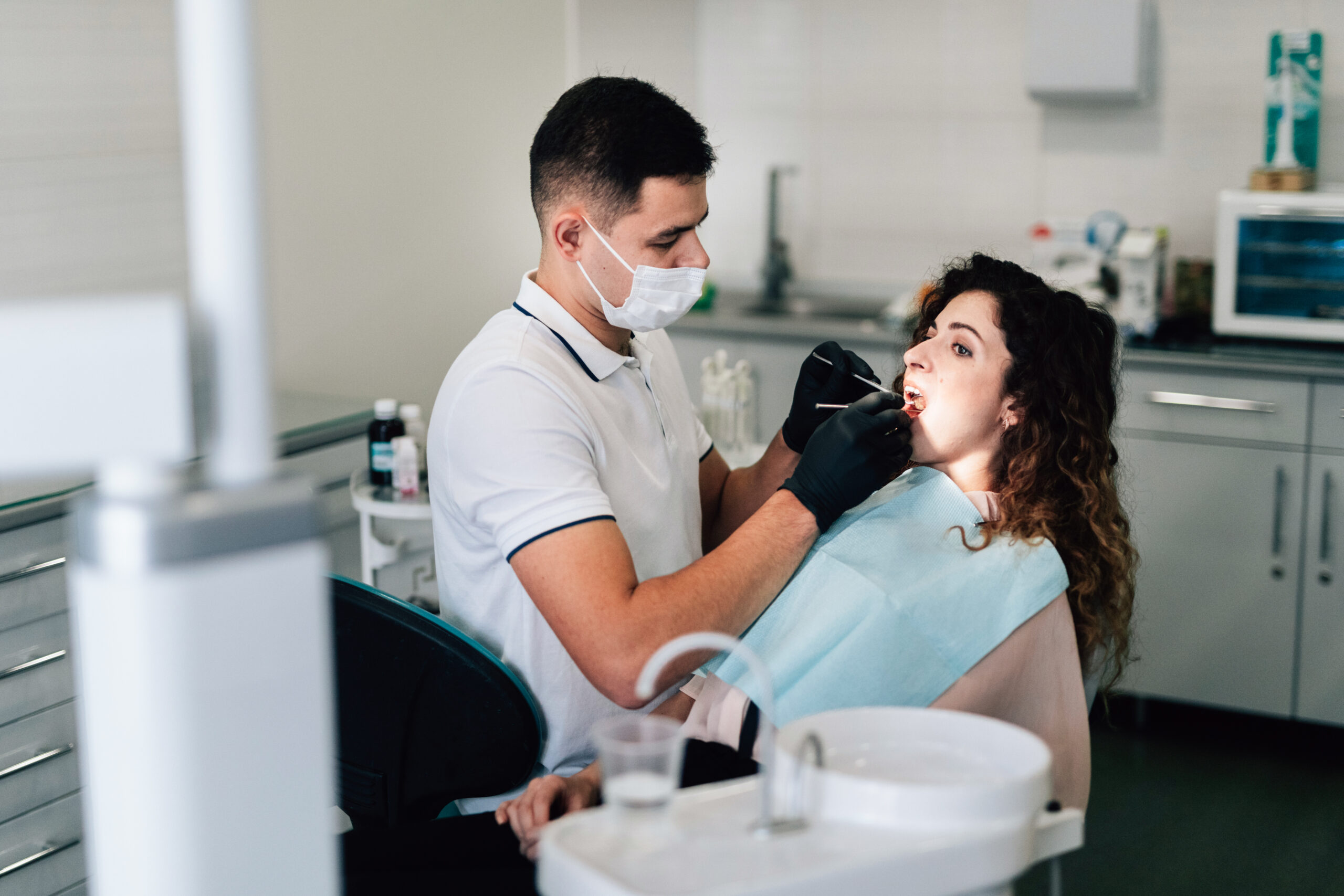 dentist regularly for cleanings